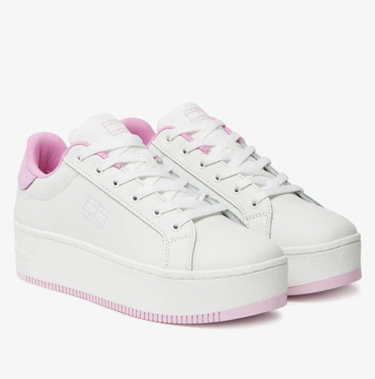 Tommy Jeans - Sneakers rosa e bianche | Christian Store