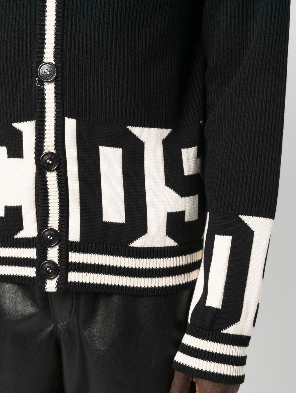 GCDS - Cardigan Black&white | Christian Store