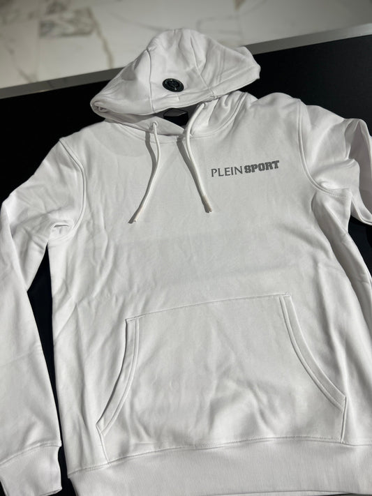 Plein Sport - Felpa Maxi Logo White | Christian Store