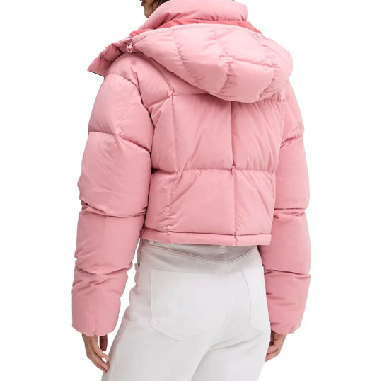 Tommy Jeans - Giubbotto Alaska Cropped Fit Rosa | Christian Store