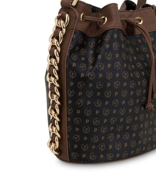 Pollini - Borsa a secchiello brown | Christian Store