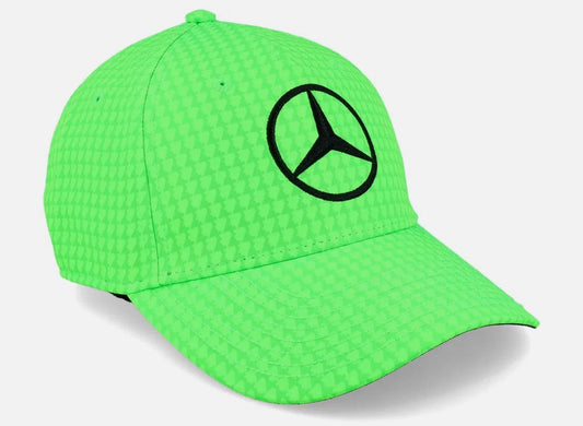 Mercedes - Cappellino verde fluo con visiera | Christian Store