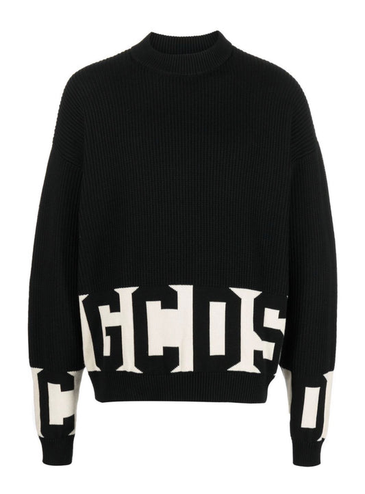 GCDS - Maglione Black & White | Christian Store