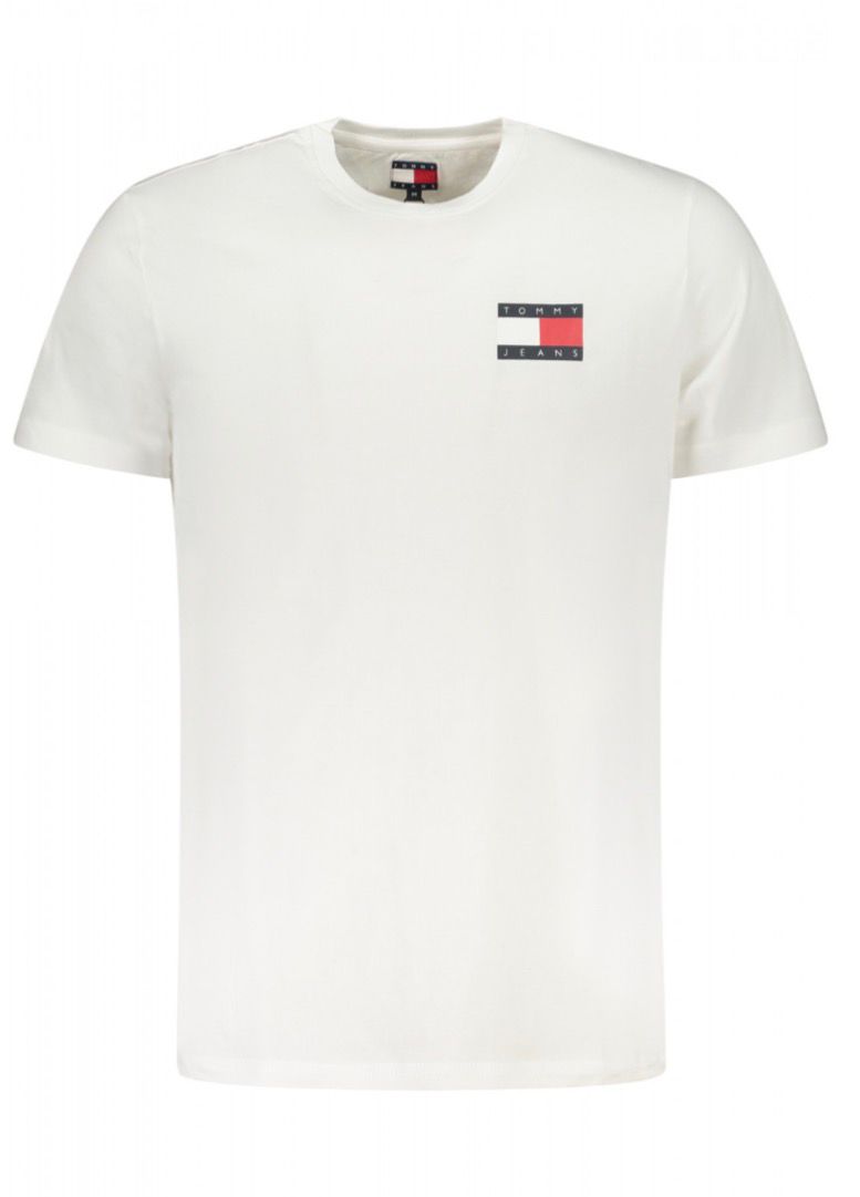 Tommy Jeans - T-Shirt girocollo white logo lato cuore | Christian Store