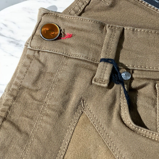 Jeckerson - Jeans Beige con Inserti Naturale e Raffinato | Christian Store