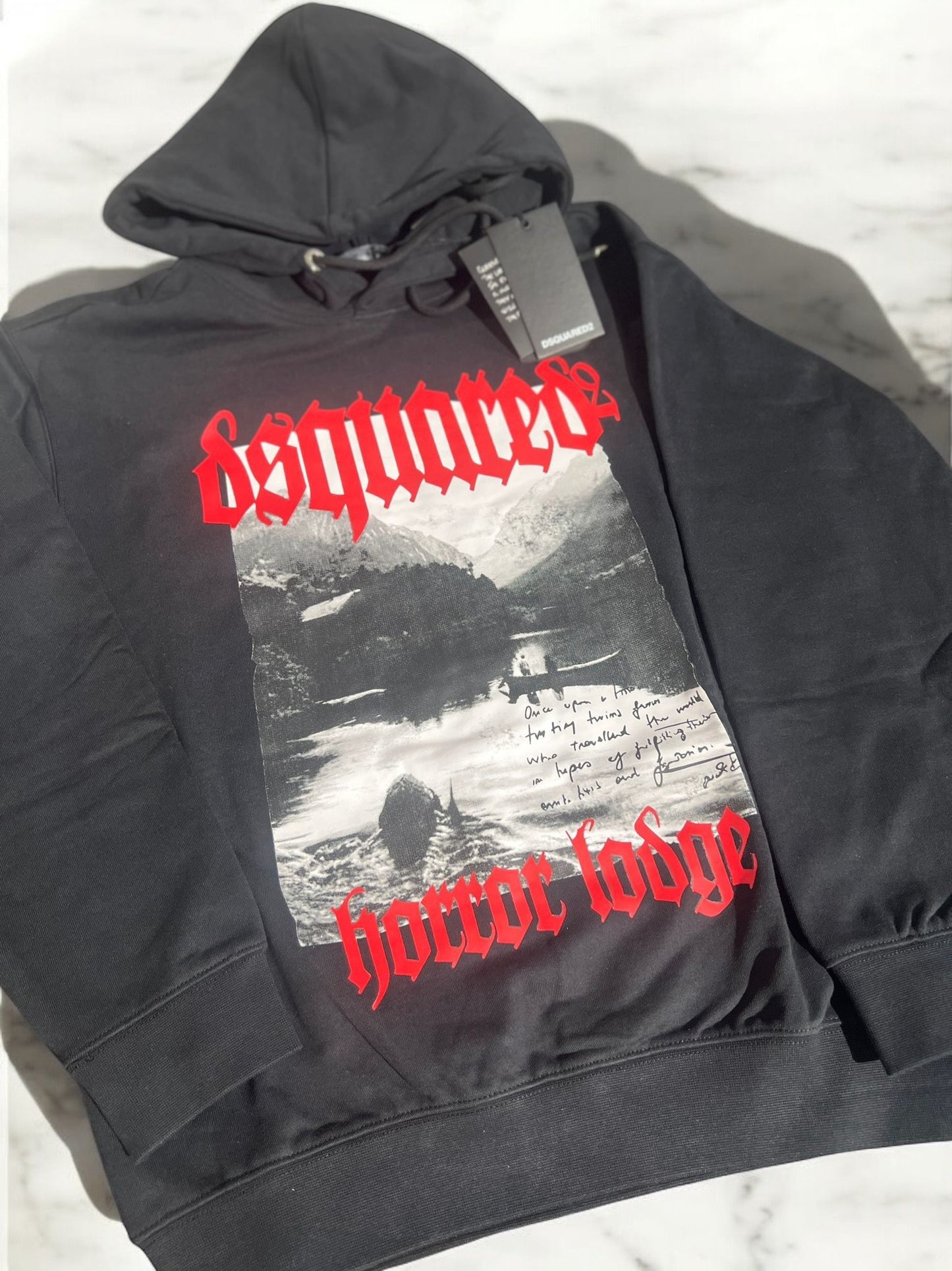 Dsquared2 - Felpa Horror Lodge in Nero | Christian Store