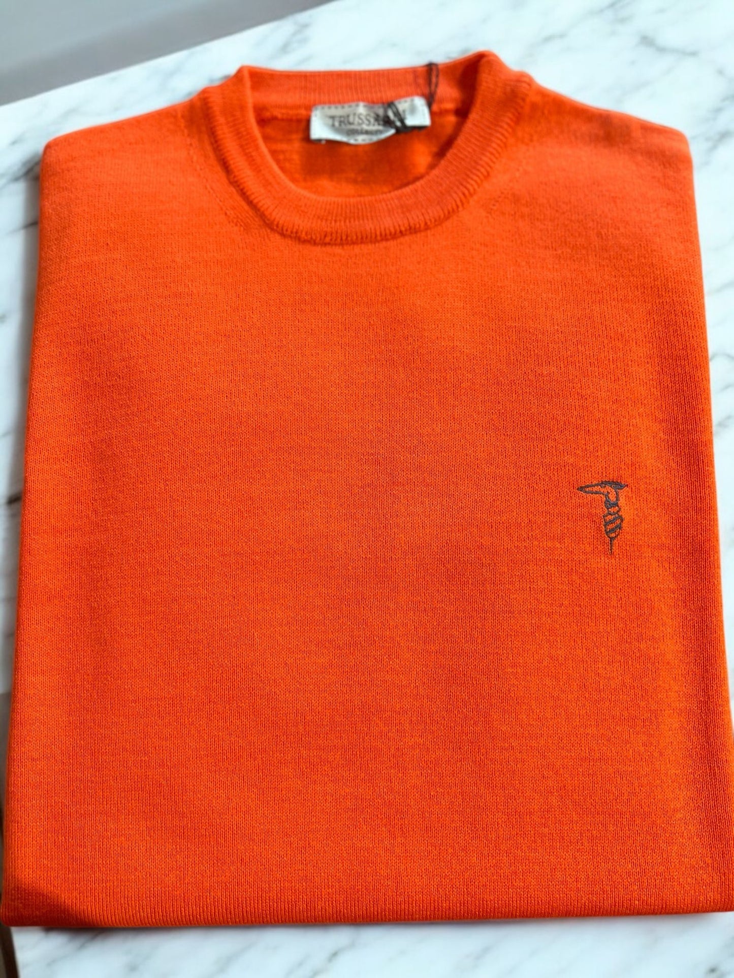 Trussardi - Maglione Lana Arancione | Christian Store