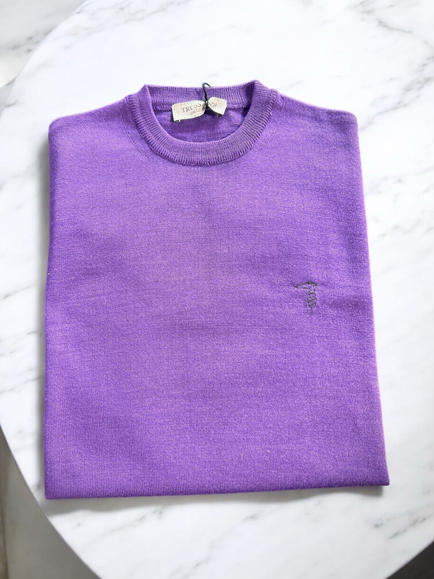 Trussardi - Maglione Lana Viola | Christian Store