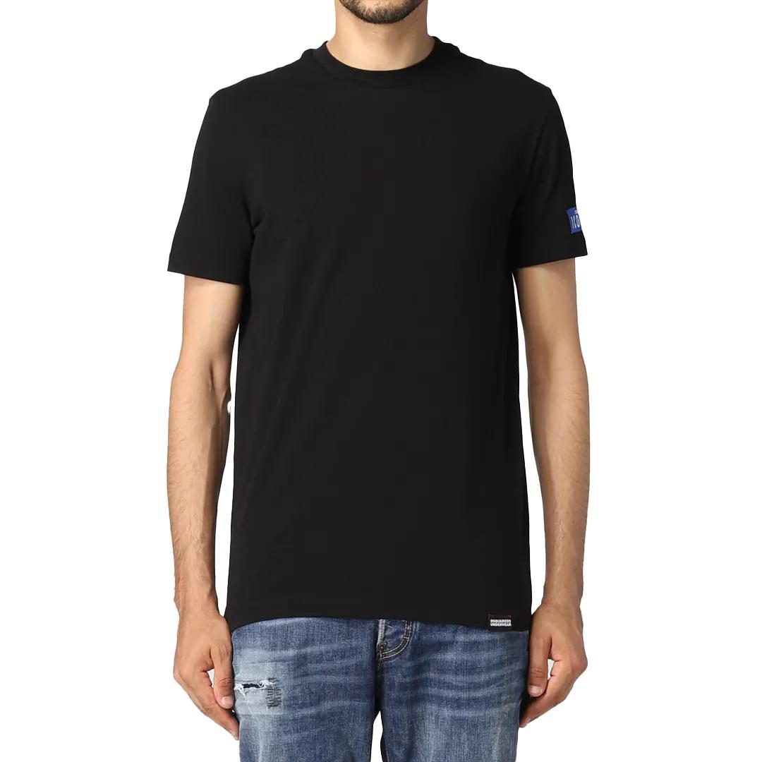 Dsquared2 - T-Shirt ICON Nera Blu | Christian Store