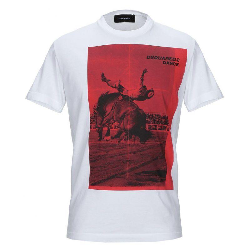 Dsquared2 - T-Shirt Dance Stampata | Christian Store