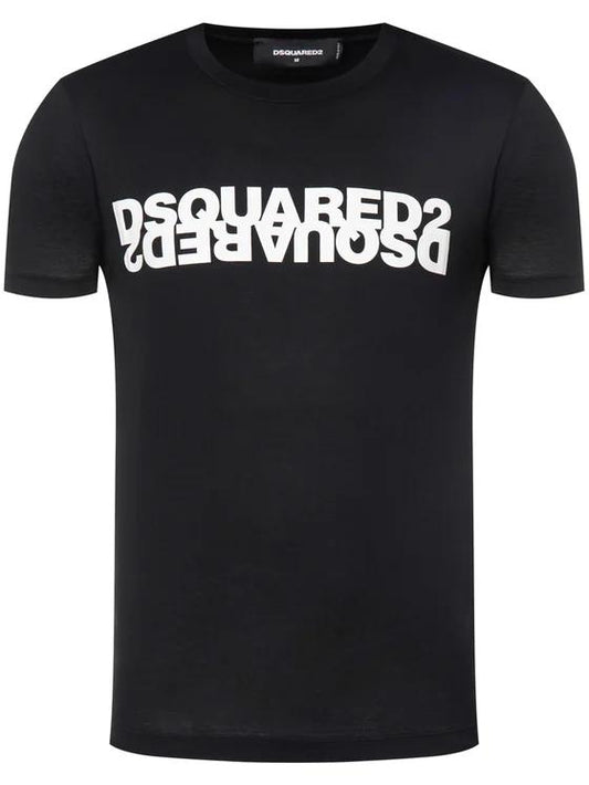 Dsquared2 - T-shirt Black Mirror Logo | Christian Store