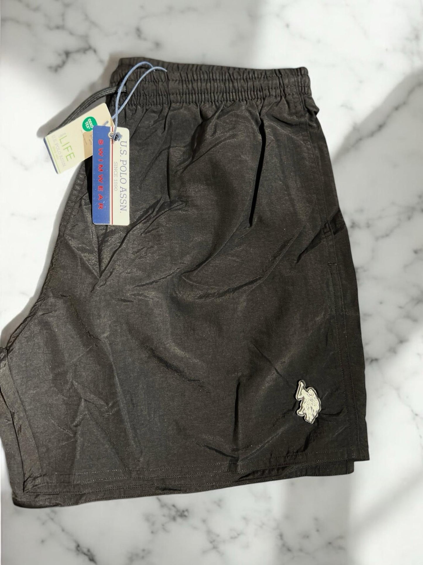 U.S. Polo Assn. - Costume da Bagno Uomo Nero Antracite | Christian Store