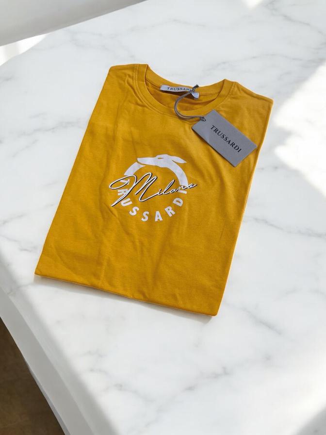 Trussardi - Maglia Gialla Logo | Christian Store