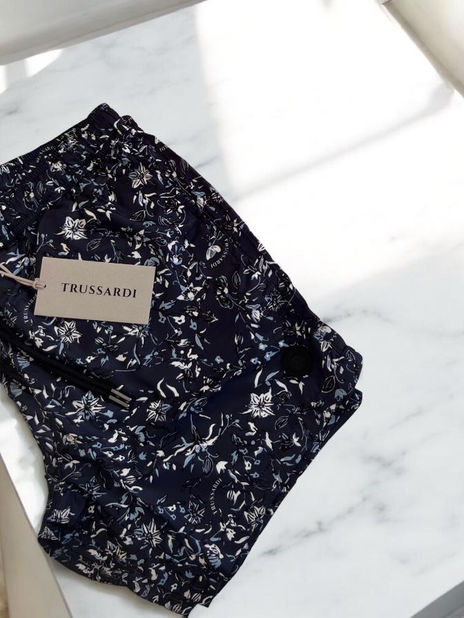 Trussardi - Costume Blu Leaf | Christian Store