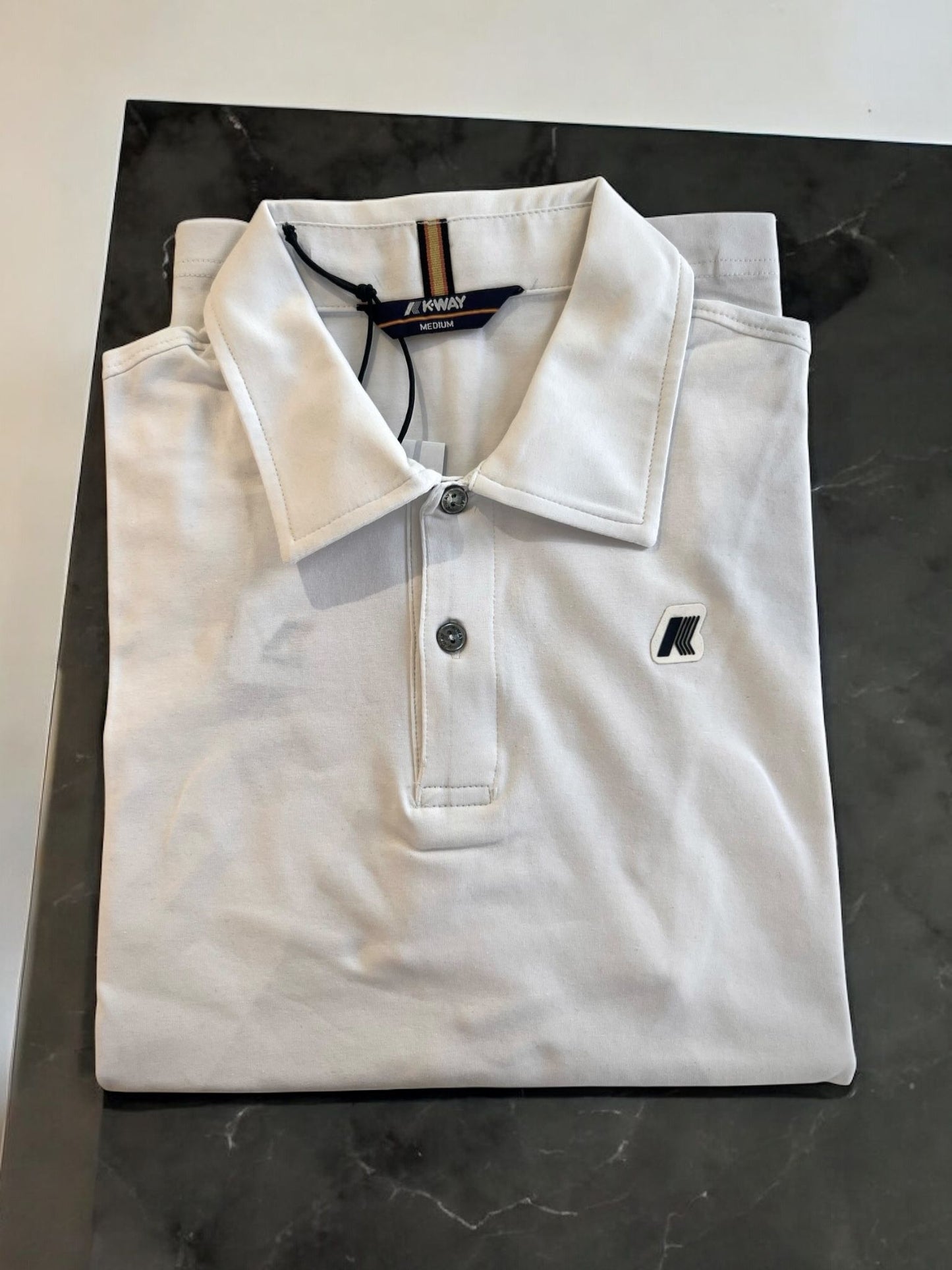K-Way - Polo White | Christian Store