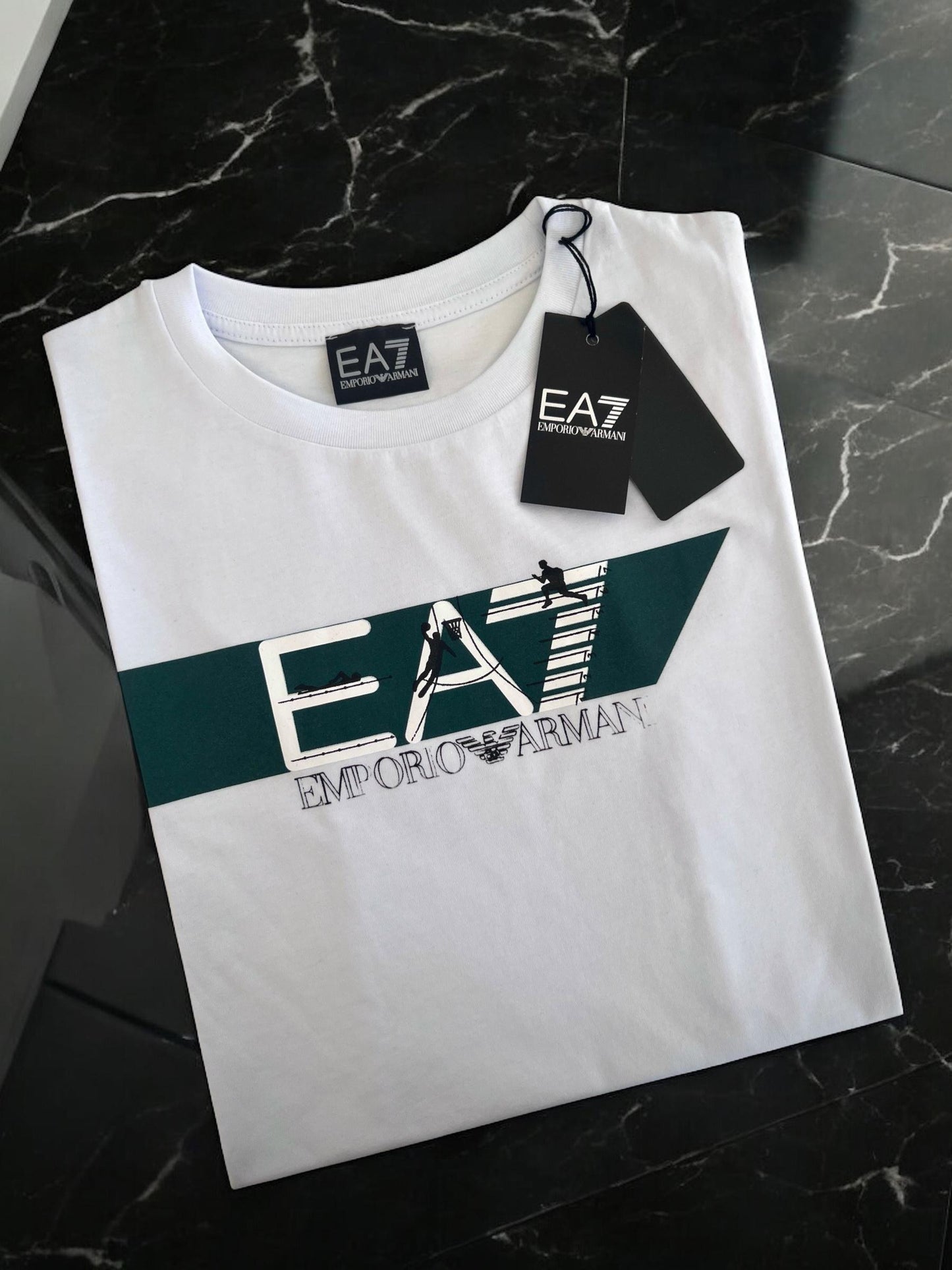 Emporio Armani - T-Shirt White Logo | Christian Store