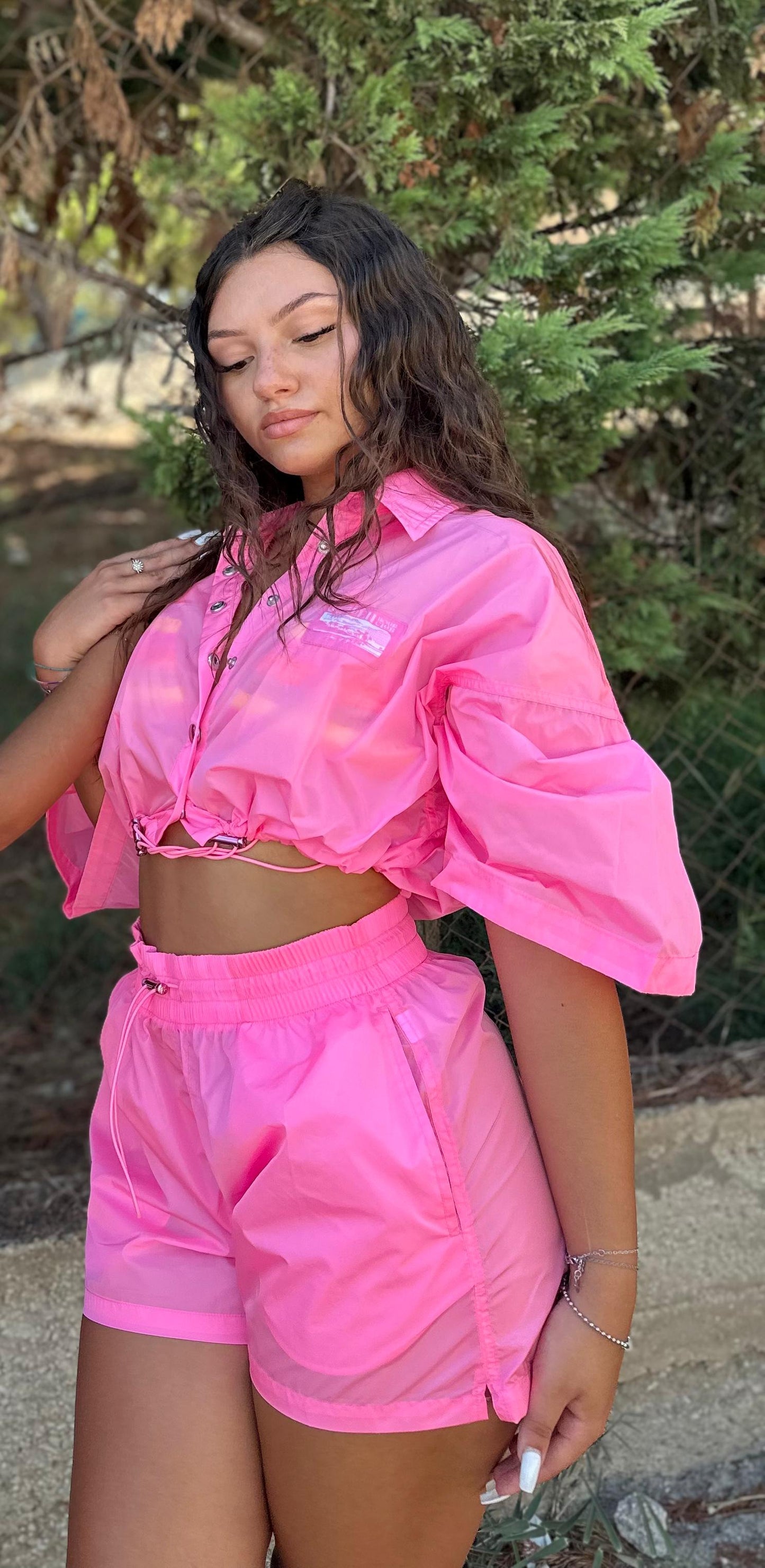 F**K - Completo Rosa Top e Shorts | Christian Store