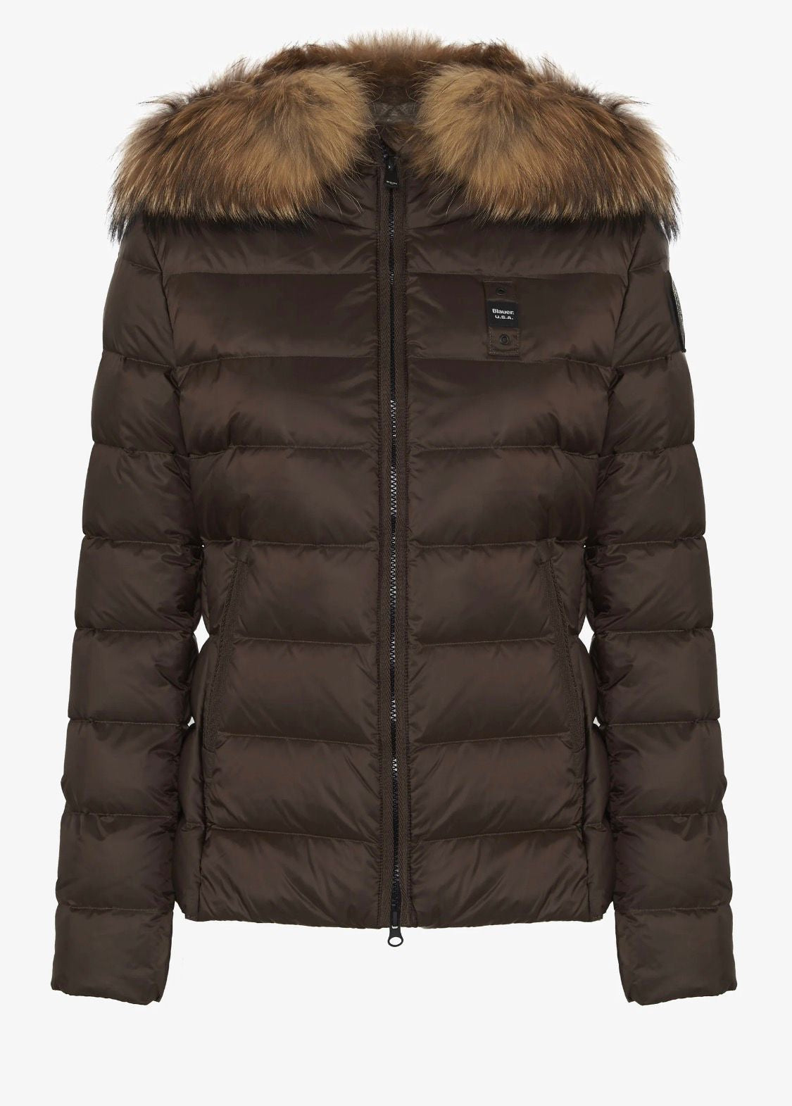 Blauer - Piumino donna marrone | Christian Store