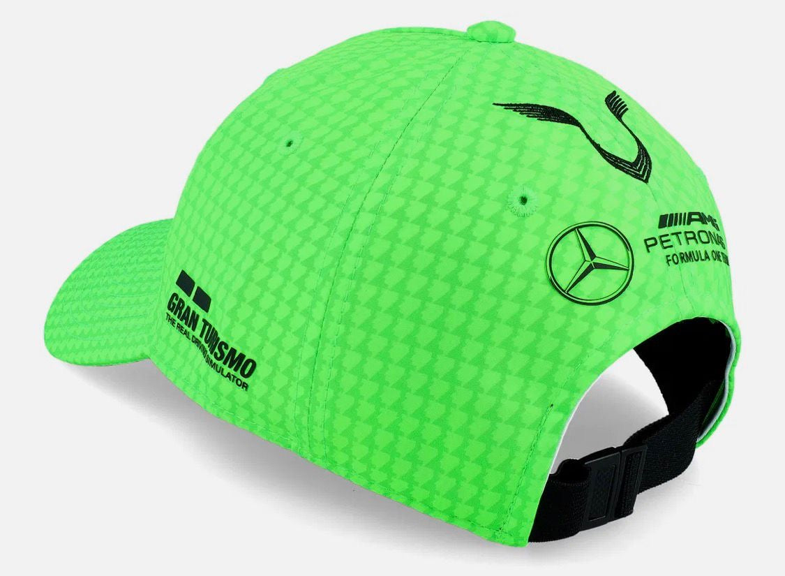 Mercedes - Cappellino verde fluo con visiera | Christian Store