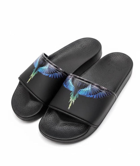 County of Milan by Marcelo Burlon - Sandali uomo stampa iconica | Christian Store
