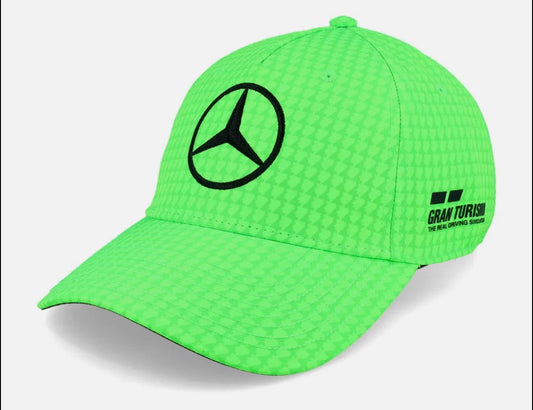 Mercedes - Cappellino verde fluo con visiera | Christian Store