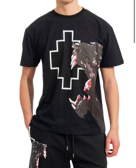 County of Milan by Marcelo Burlon - T-Shirt con stampa entrambi i lati | Christian Store