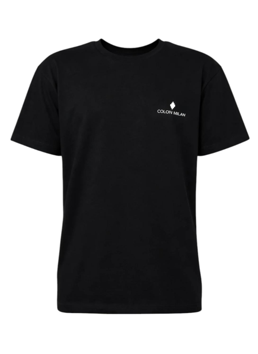 County of Milan by Marcelo Burlon - T-Shirt black logo lato cuore | Christian Store