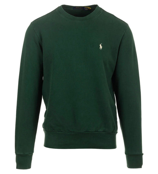Polo Ralph Lauren - Felpa girocollo verde logo lato cuore | Christian store