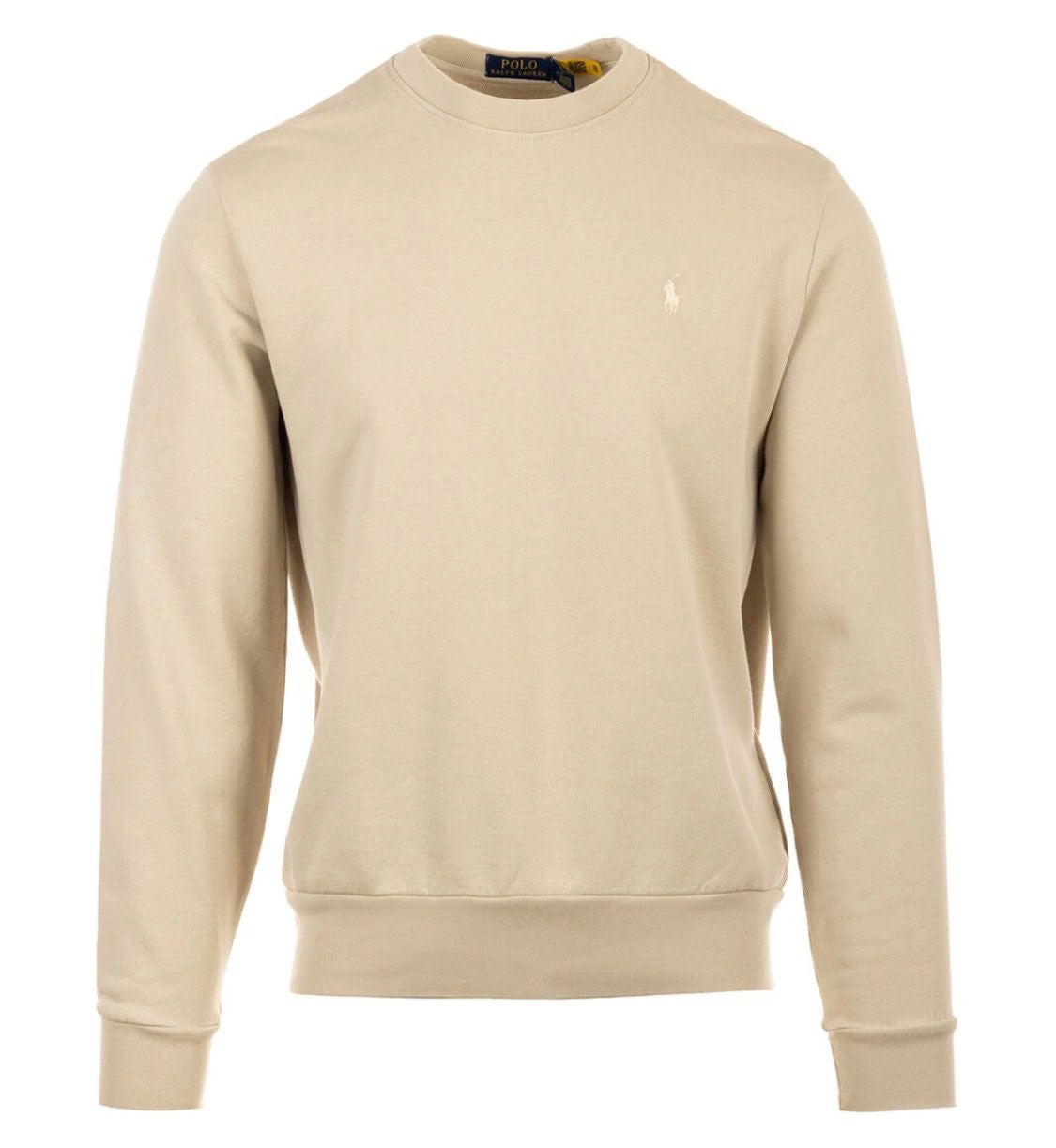 Polo Ralph Lauren - Felpa girocollo beige logo lato cuore | Christian store