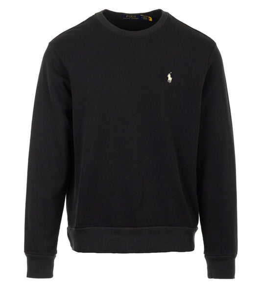 Polo Ralph Lauren - Felpa girocollo black logo lato cuore | Christian store