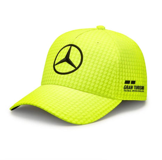 Mercedes - Cappellino con visiera giallo fluo | Christian Store
