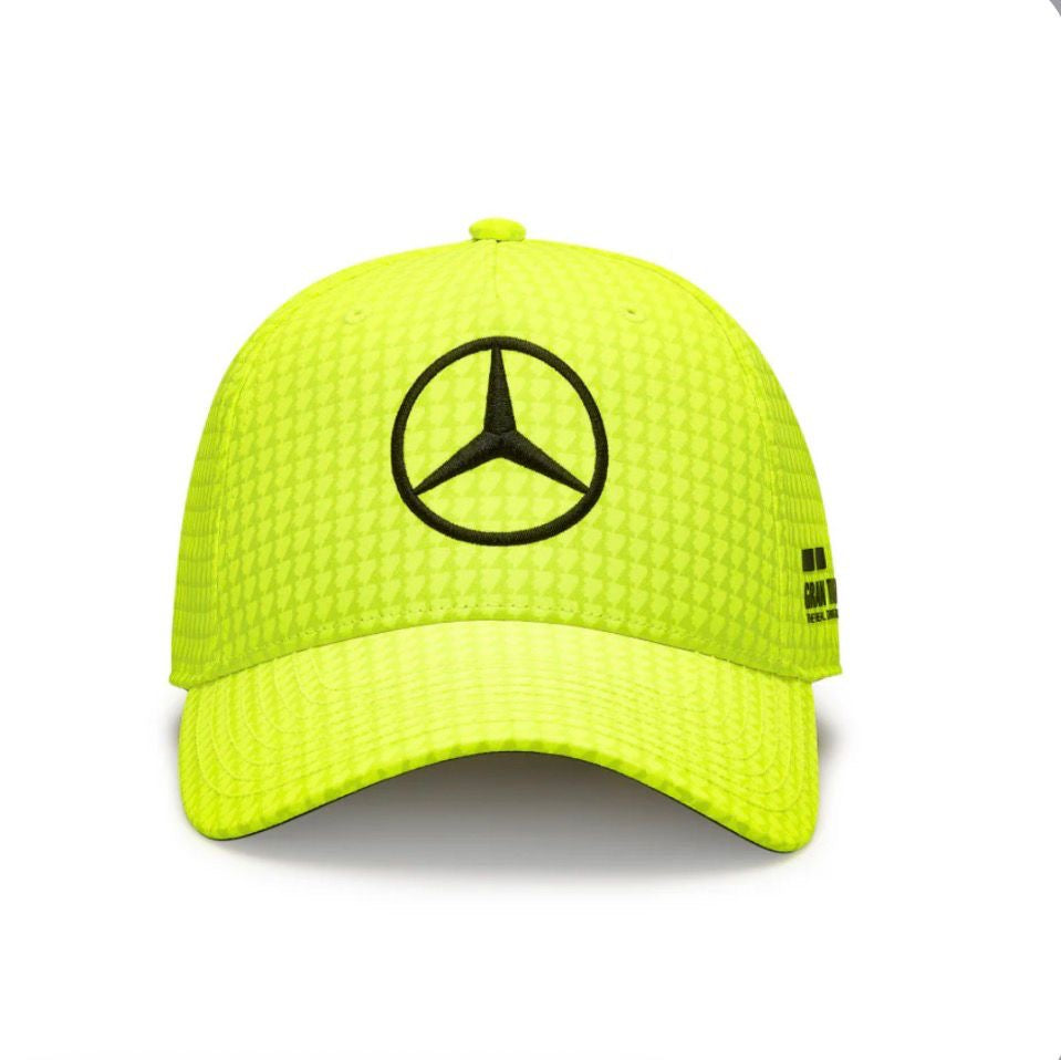 Mercedes - Cappellino con visiera giallo fluo | Christian Store