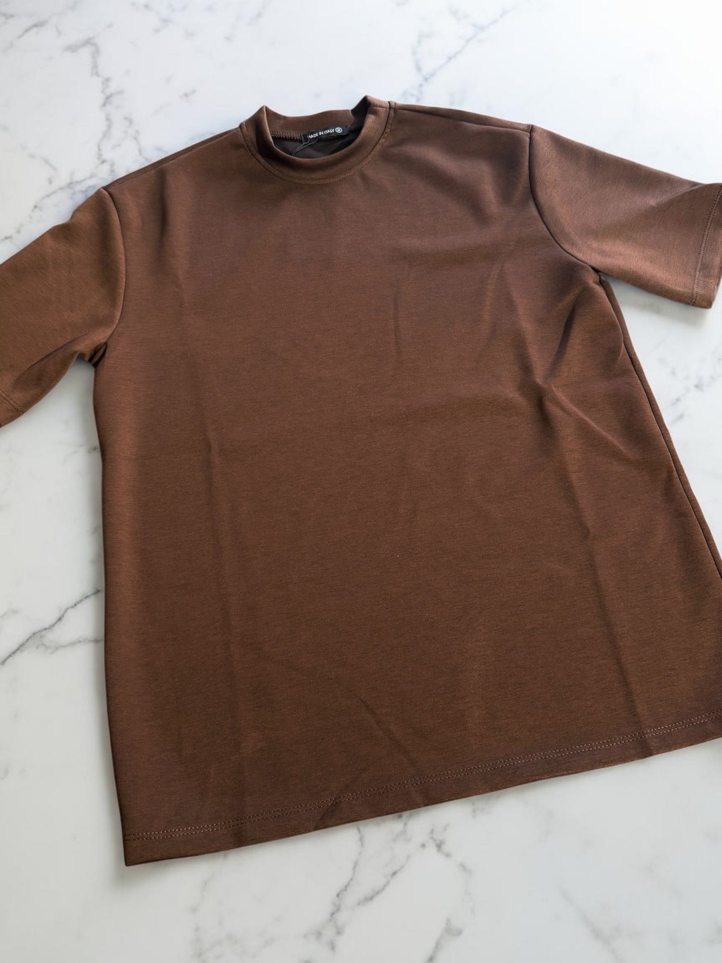 Made in Italy - T-Shirt brown morbida | Christian Store