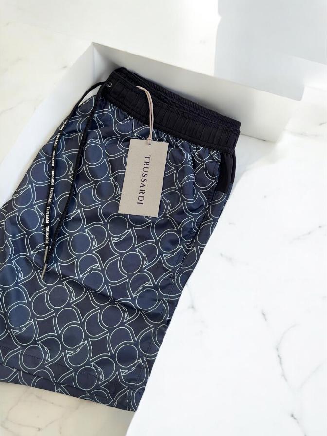 Trussardi - Costume Blu Fantasia | Christian Store