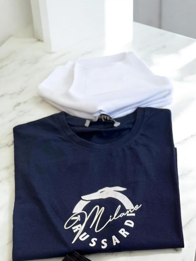 Trussardi - Maglia Blu Logo | Christian Store