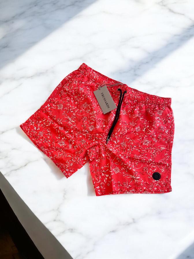 Trussardi - Costume Rosso Leaf | Christian Store