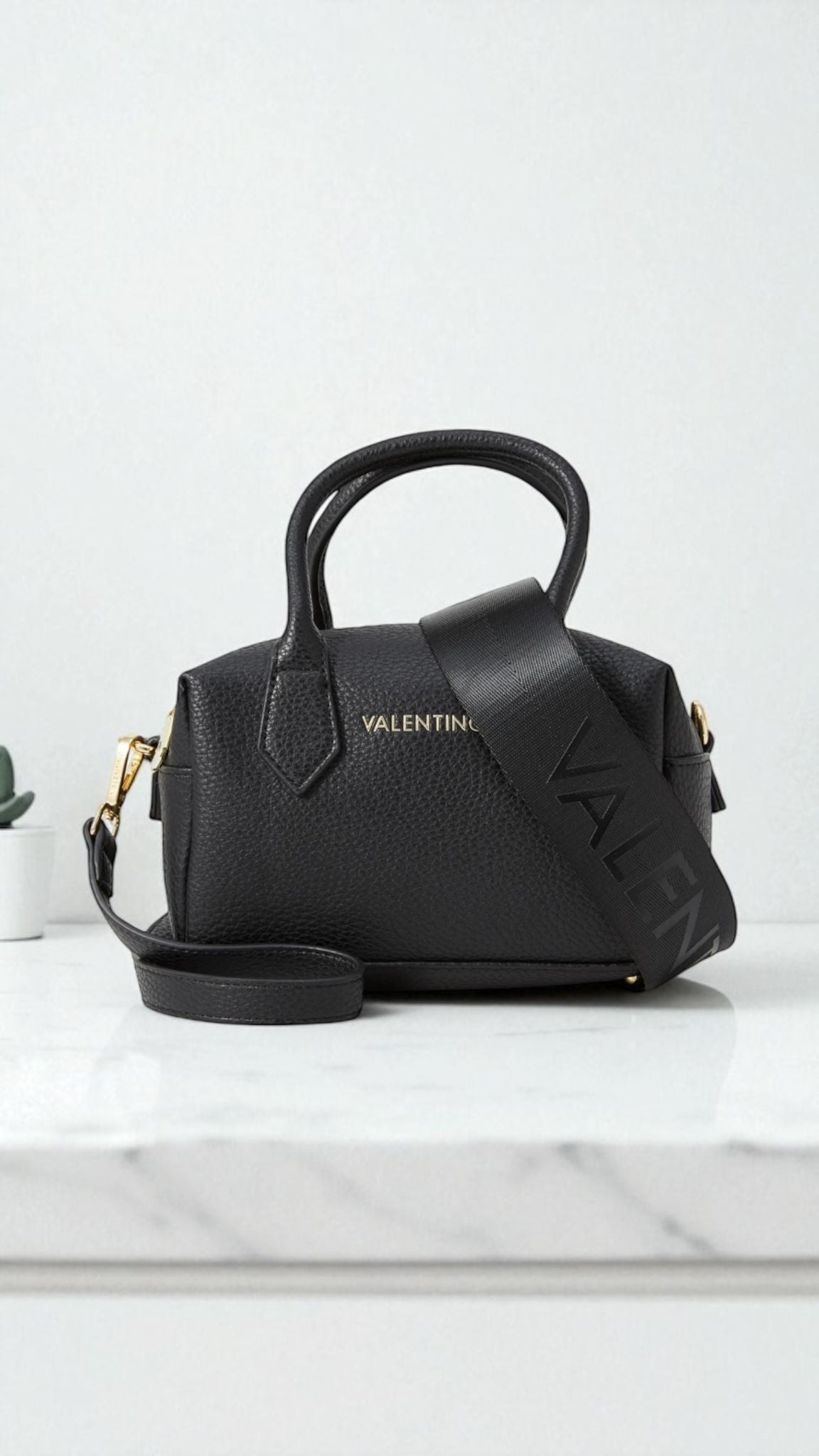 Valentino - Borsetta Black Maniglia | Christian Store