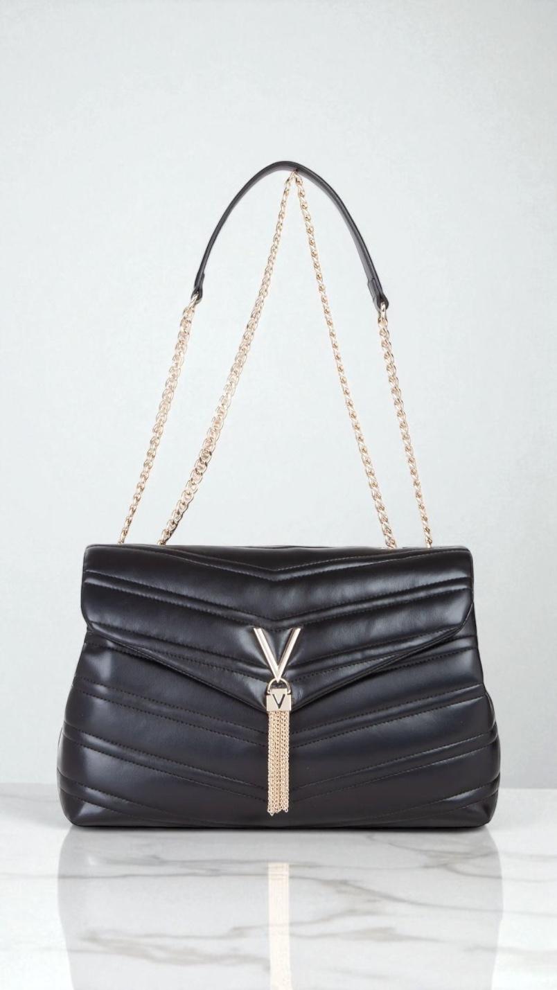 Valentino - Borsa Front Logo Black | Christian Store