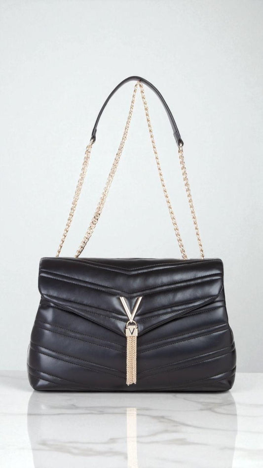 Valentino - Borsa Front Logo Black | Christian Store