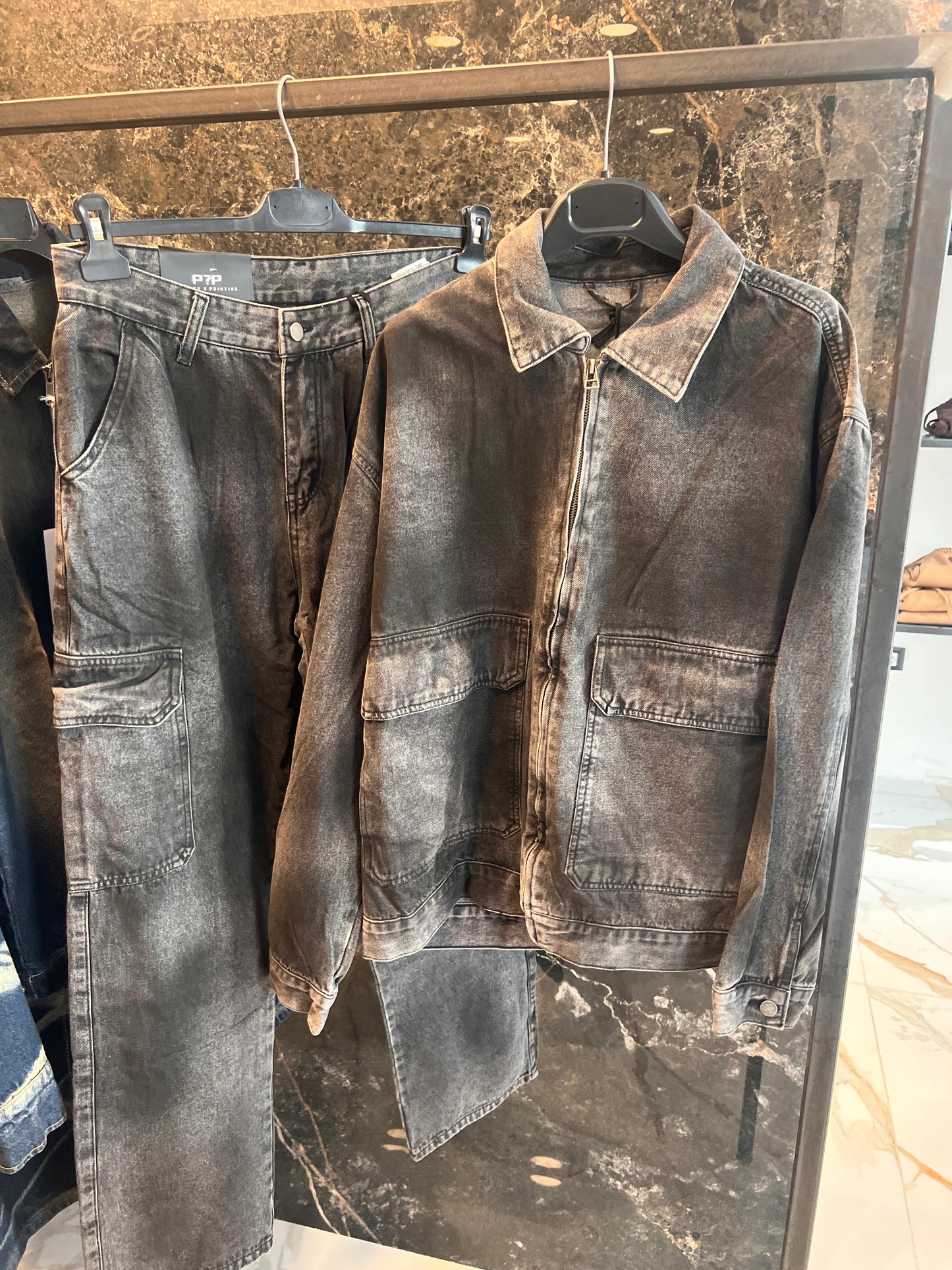 Made in Italy - Completo Giacca Jeans Grey | Christian Store