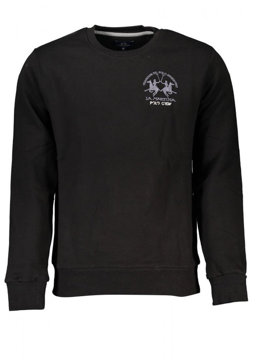 La Martina - Felpa Black Logo | Christian Store