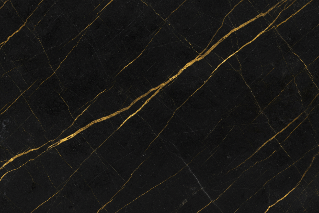 SFONDO MARMO NERO CON STRIATURE ORO